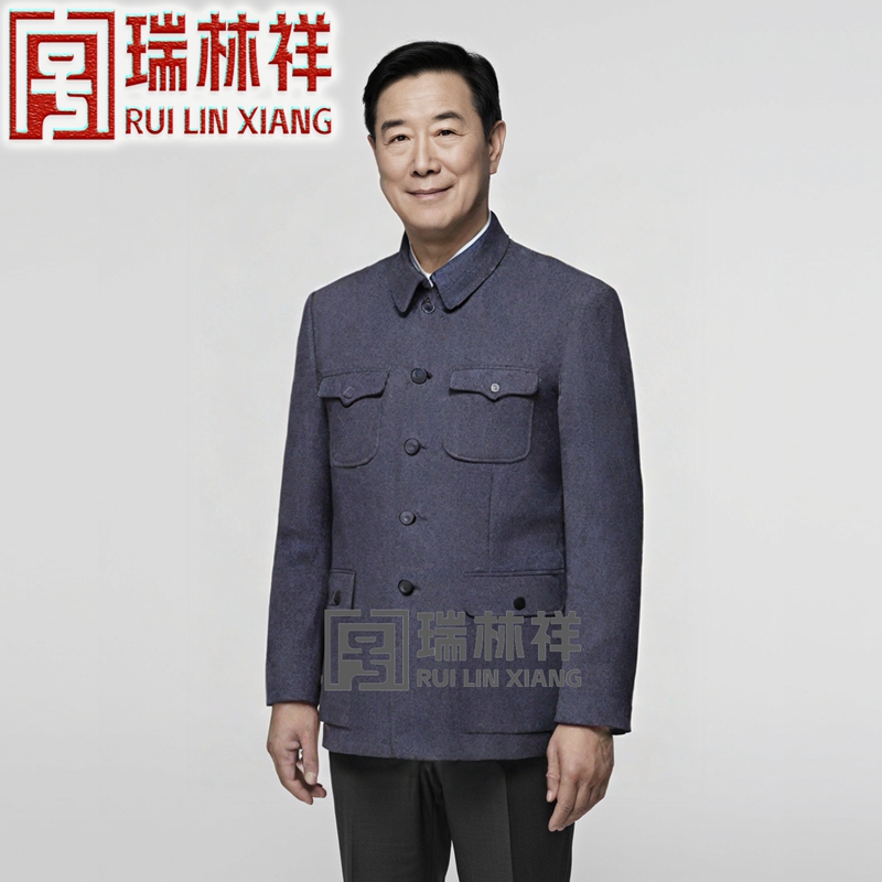 男式中山装寿衣全套6号