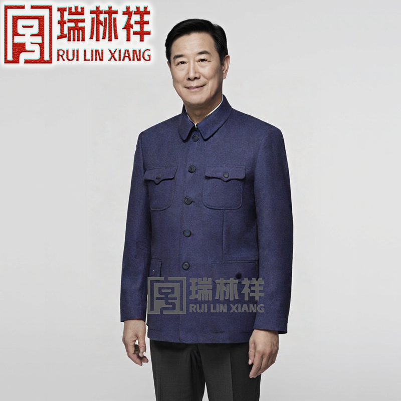 男式中山装寿衣全套9号