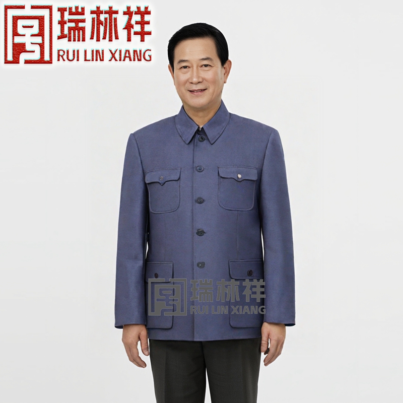 男式中山装寿衣全套20号