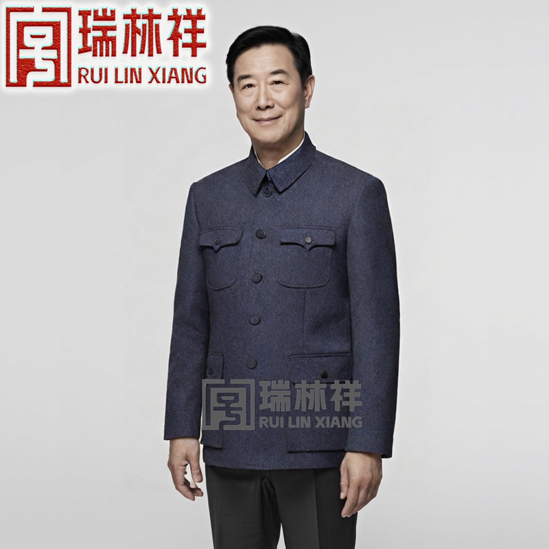 男式中山装寿衣全套18号