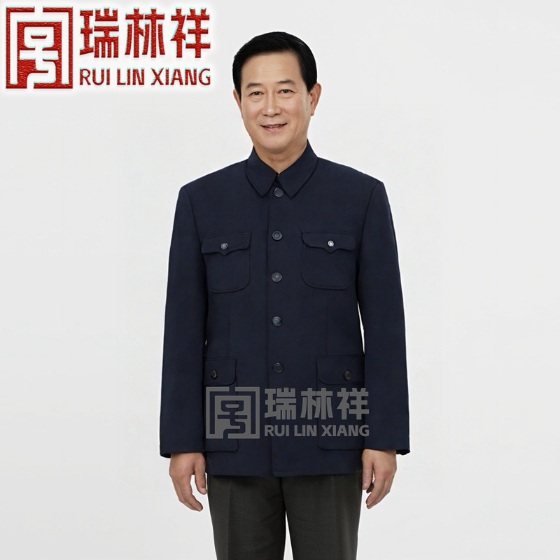 男式中山装寿衣全套13号