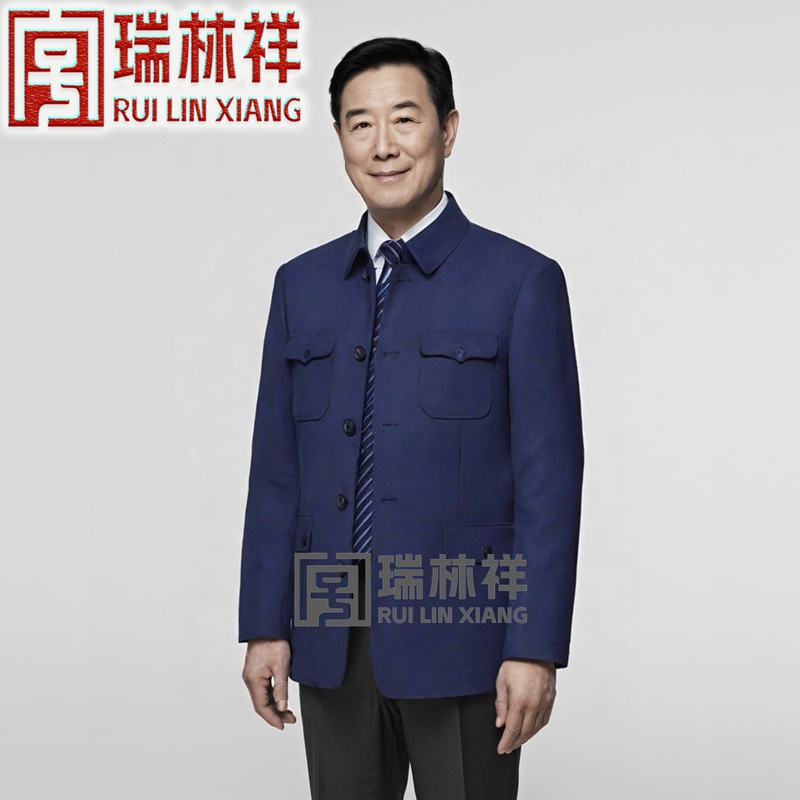 男式中山装寿衣全套14号