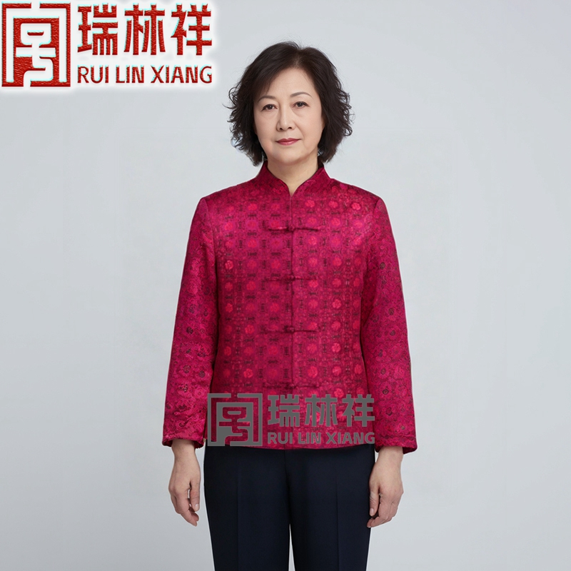 女式仿蚕丝寿衣全套紫2号