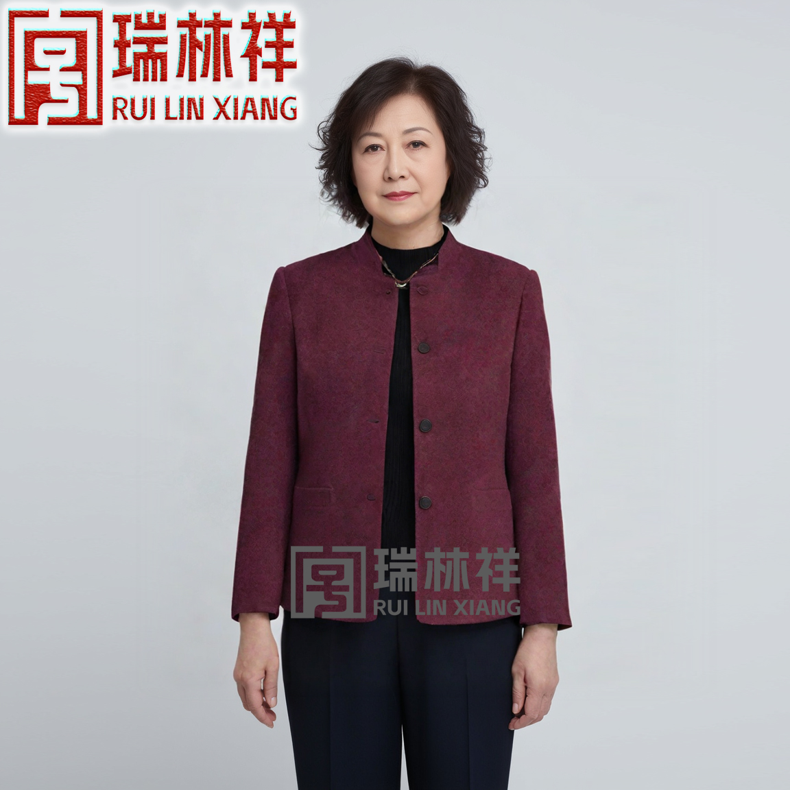 女式现代三件套寿衣全套8号