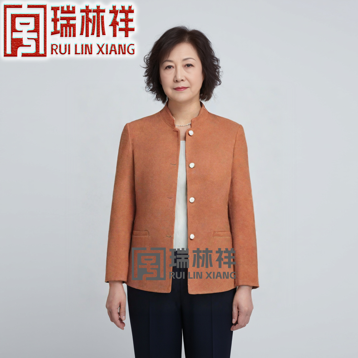 女式现代三件套寿衣全套2号